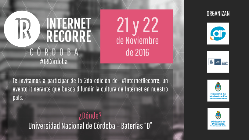 Te invitamos al Internet Recorre Córdoba